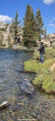 Granite Lake, 2.5 mile hike in from Upper Blue Lake, September 20, 2023