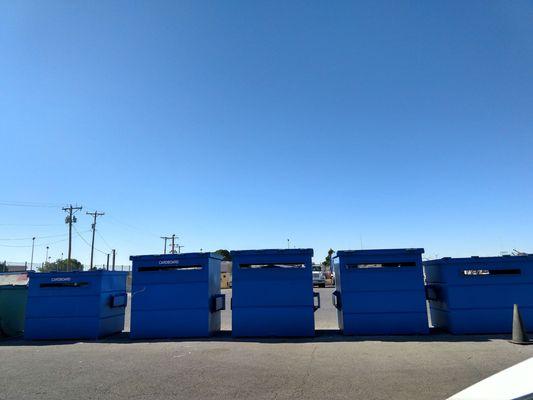 Cardboard bins