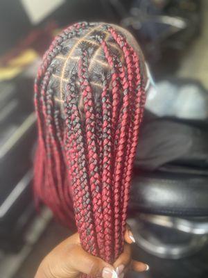 Knotless braids