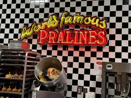 World famous PRALINES.