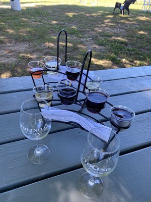 Wine tasting sampler