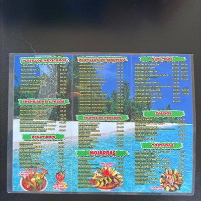 Menu 2 of 2