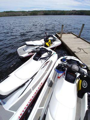 Jet Skis at Damariscotta, Belgrade Lakes, Cobbossee