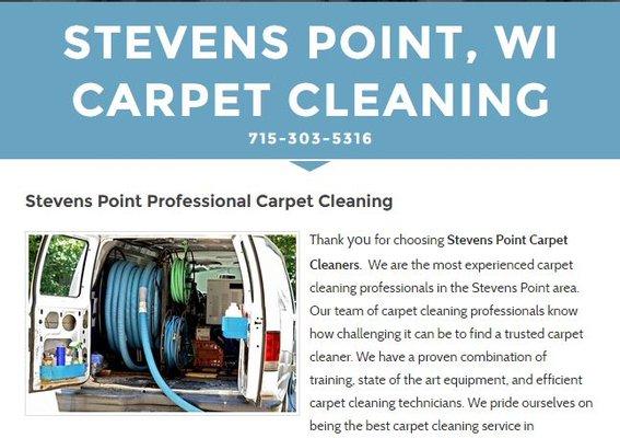 Stevens Point Carpet Cleaning