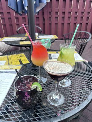 Fun drinks to start the meal