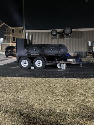 Smoker making all the goodness