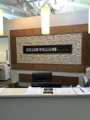 Front office here at Keller Williams where The Oliver-Maillet Team is! Stop by and get a coffee on us!