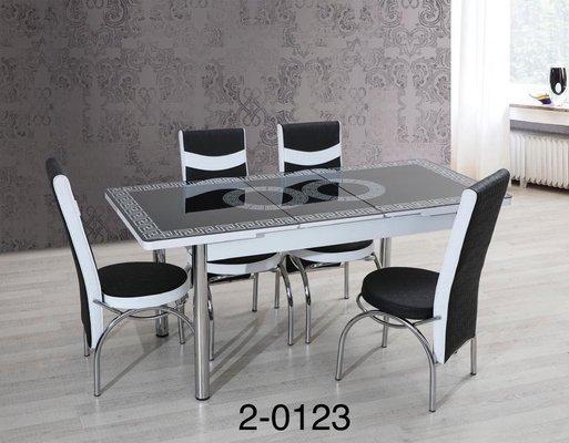 Dining table and chairs