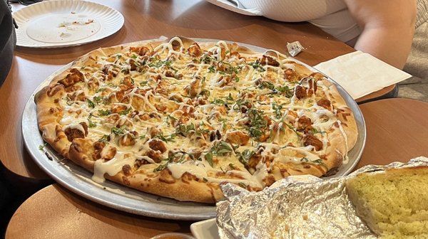 Buffalo Chicken Ranch Pizza