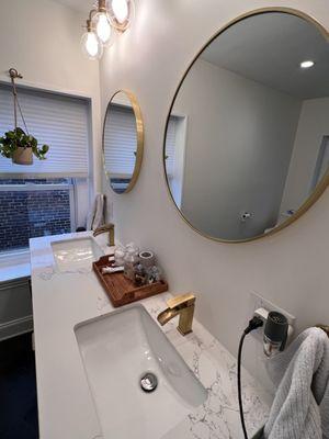 Sparkly clean bathrooms are our specialty!