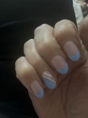 Dip nails French