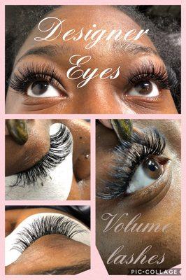 Fullset Volume eyelash extensions