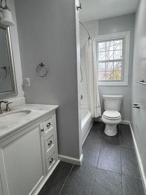 Full bathroom remodel in Morristown, NJ