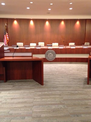 City Council Chamber in the City of Richmond, Richmond, CA