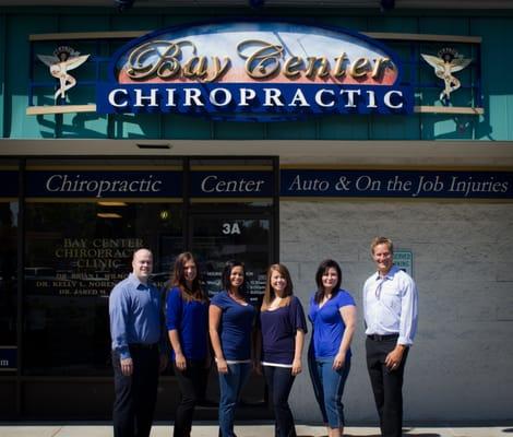 Our team at Bay Center Chiropractic