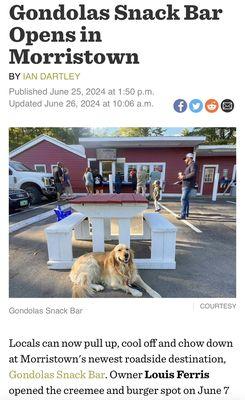 Seven Days feature write up on Gondolas Snack Bar