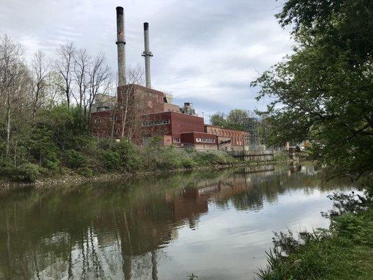 Old power plant in Crawfordsville.