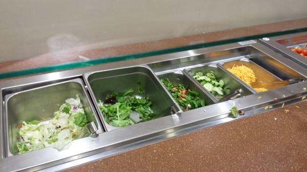 Salad bar: to go only $2.49.