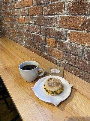 $1.99 breakfast sandwich with purchase of a 16 oz drink!