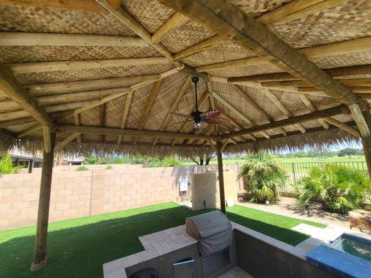 The Palapa Guy transformed my backyard!