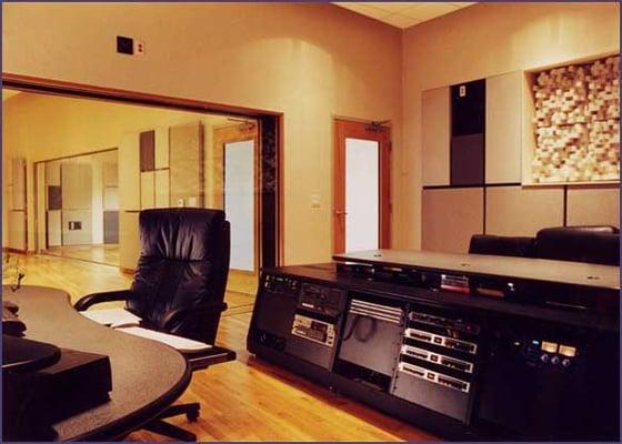 Rear of Control Room at Cakemix REcording