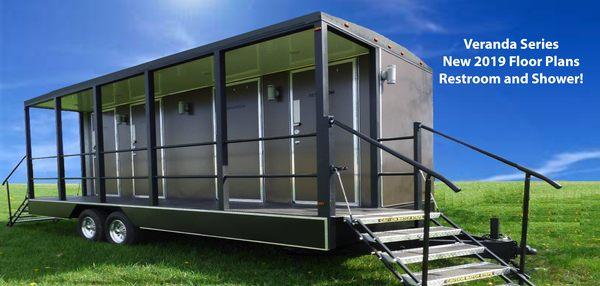 The new Veranda Series Restroom trailers.