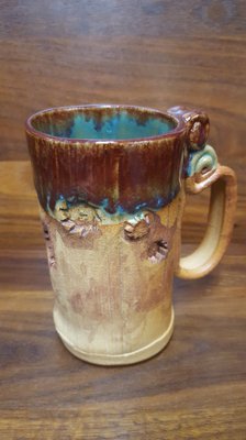 Example of pottery made our with iron oxide pigments