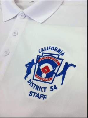 Check out this embroidery for Little League Baseball!