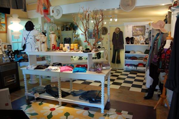 The stores interior if eye candy for the creative soul.