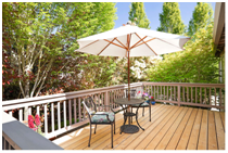 Decks create an outdoor living space that adds value.