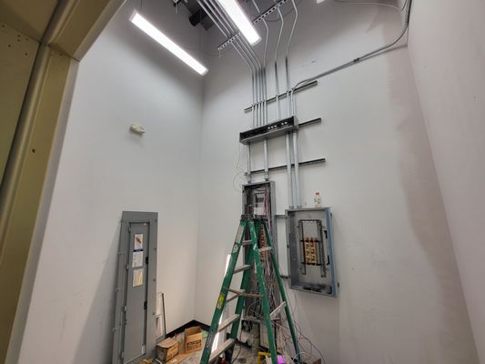 Commercial rough in and wiring