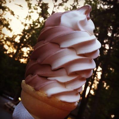 Soft serve twist, classic.