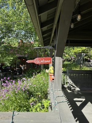 Entrance to winery