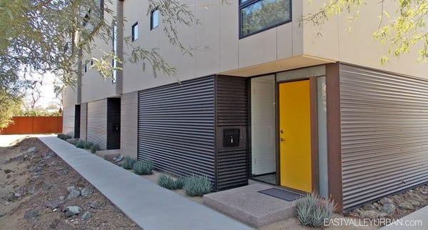 Exterior view of the Stella Community in Phoenix, AZ
 http://eastvalleyurban.com/phoenix/stella/