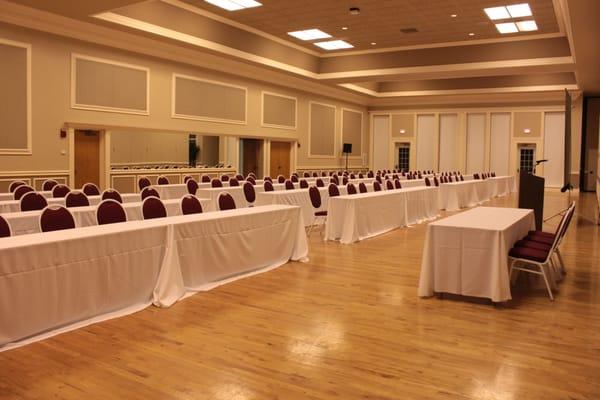 Classroom Seating in St. Michael Ballroom