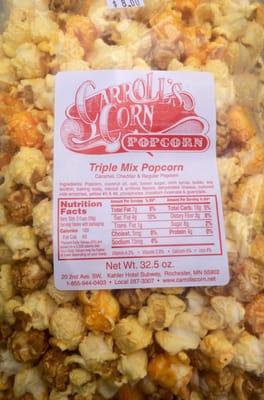 Triple mix popcorn