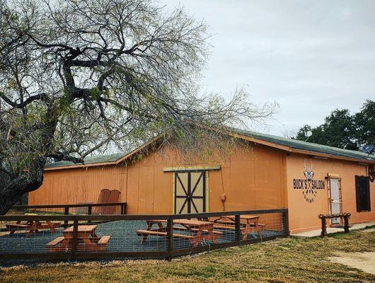 New patio to allow for outside smoking only. Non-smoking inside.