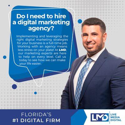 Work with the top Digital Agency in Florida. Team up with real winners.