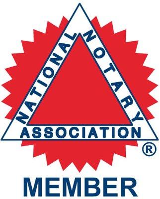 We are members of the National Notary Association