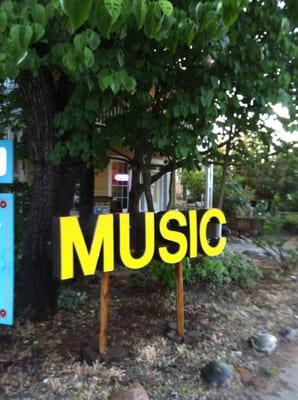 Look for the Music Sign in Georgetown :)