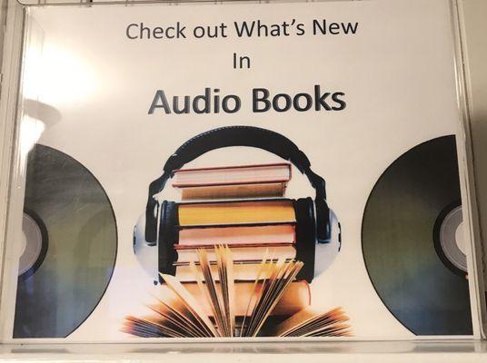 Audio books room upstairs