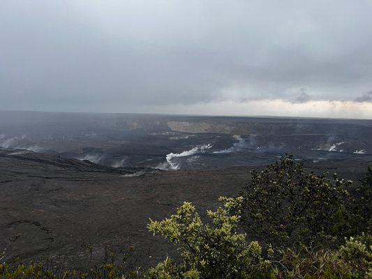 Top of the volcano.  No active flow but still amazing