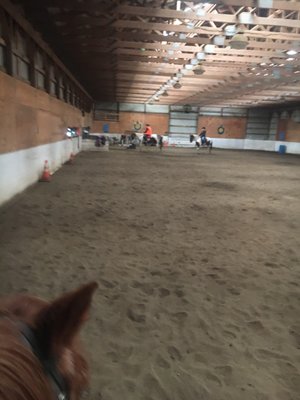 A beautiful arena for lessons