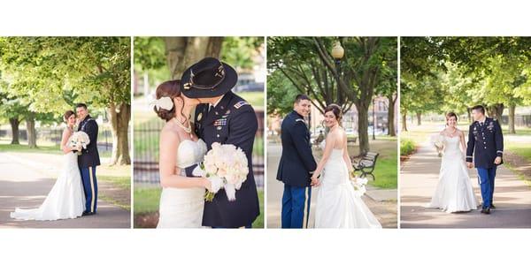 Romantic wedding at the Hilton waterfront