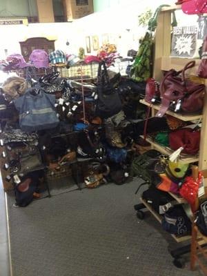 Purses are all 1/2 off tagged price