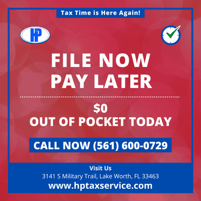 File Now Pay Later