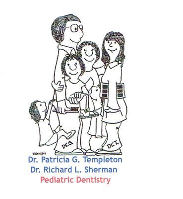 Dr. Patricia Gonzalez Templeton and Dr. Richard L. Sherman, pediatric dentists
 Logo