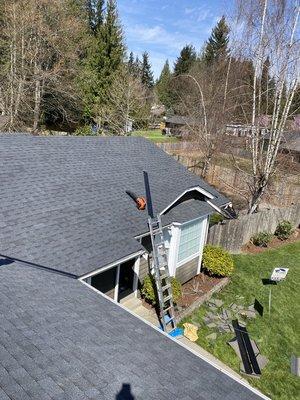 Another custumer happy, full roof replacement.