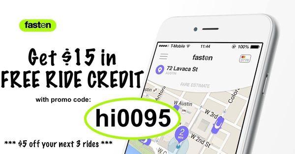 $15 Ride Credit