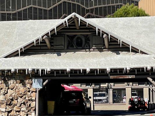 Snow on the roof!